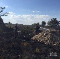 ИЗВЪНРЕДНО! Пожар избухна във фирмен склад в София, има обгазени (СНИМКИ)