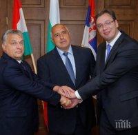 Бойко Борисов: Радвам се, че се срещнах с Орбан и Вучич. ЕС трябва да действа като едно цяло за решаване на мигрантския проблем