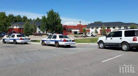 стрелба дом стари хора един убит двама ранени