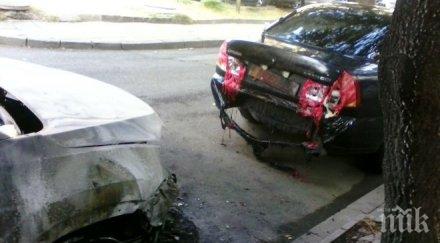 извънредно подпалиха автомобил краставицата бургас