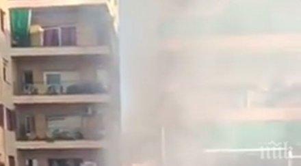 барселона един загинал ранени експлозия сграда видео