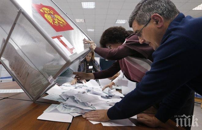 Партията на Путин прескочи 50% на изборите. Жириновски запазва второто място, но едва с 15,10%