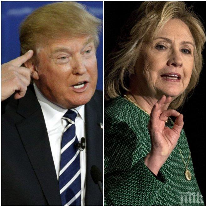 Тръмп с ново предизвикателство! Милиардерът намекна, че Клинтън е застрашена