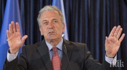 еврокомисарят миграцията българия сама борбата бежанците