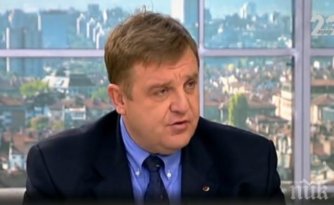 Каракачанов: Безгръбначни президенти не ни трябват