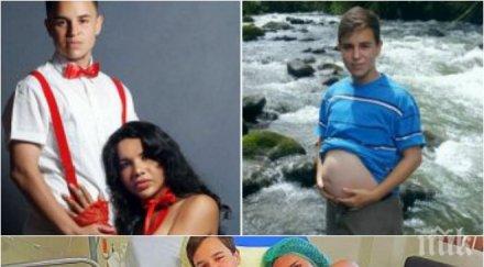 шок транссексуално семейство изуми света мъж роди жена