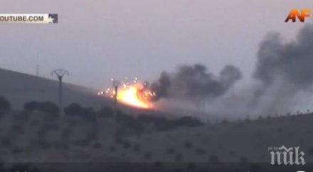 бойците ислямска държава опитвали свалят британските изтребители ракети