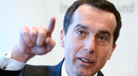 австрийският канцлер засилва натиска ефективна охрана външните европейски граници