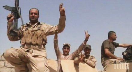 народът ликува ирак обяви победа ислямска държава ключова провинция страната