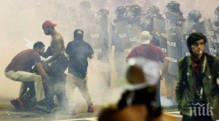 протестиращите шарлът излязоха четвърта поредна нощ демонстрации