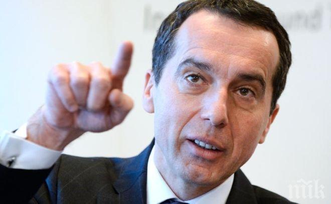 Австрийският канцлер засилва натиска за по-ефективна охрана на външните европейски граници