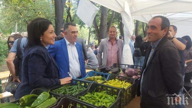БРАВО! Гледаме двойно повече зеленчуци, хвали се министър Танева (СНИМКИ)