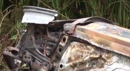 автомобил заби стълб водачът загина