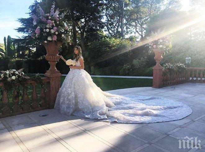 Дъщерята на чеченски олигарх се омъжи в Монако в рокля за 270 хиляди евро