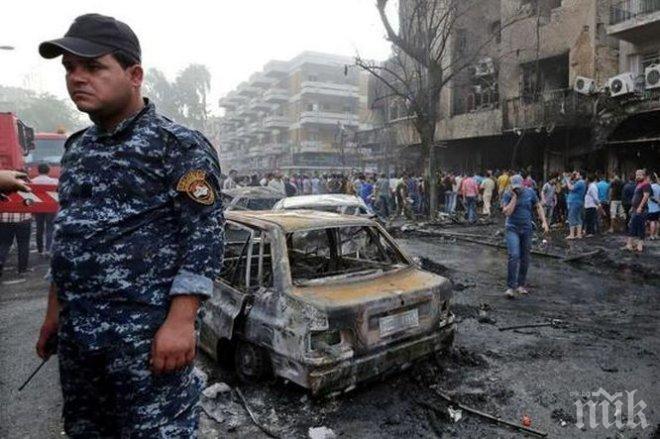 „Ислямска държава“ пое отговорност за самоубийствен атентат в Багдад, при който загинаха седем души