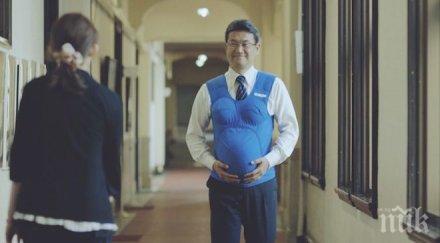 японски политици агитират фалшиви кореми подкрепа бременните жени