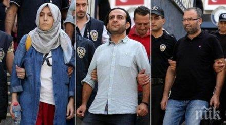 тъжна равносметка турция 000 разследвани 000 решетките