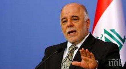 иракският министър председател предупреди кюрдите използват битката мосул разширяване територията