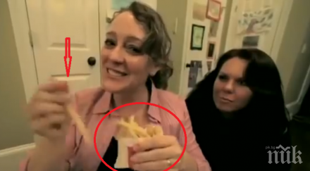 майка дава детето пържени картофки спре плаче години късно трудно гледам