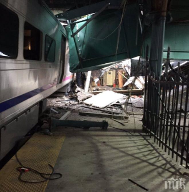 Разследват катастрофиралия влак в Ню Джърси до 10 дни