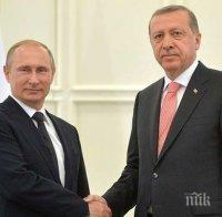 Ердоган стопля още отношенията с Русия