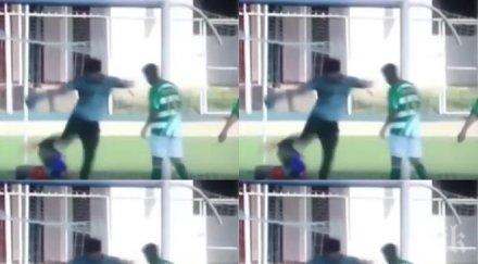 зловещи кадри вратар шокира милиони видео