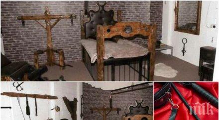 шокиращи снимки изверги отвлякоха мъж измъчваха садо мазо стая