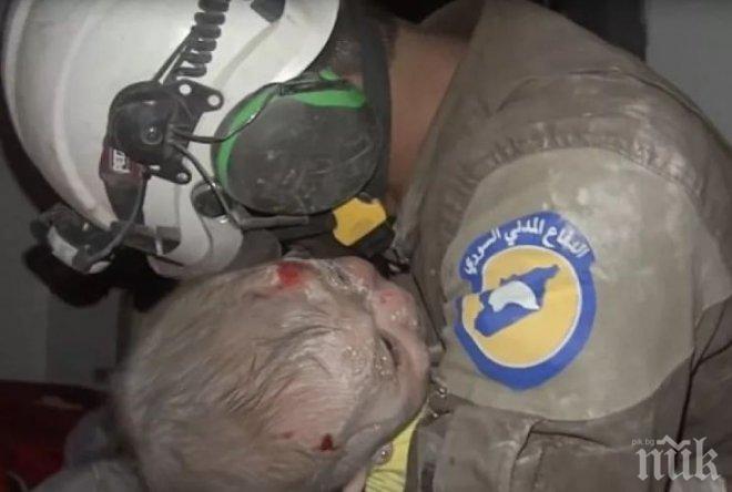 Цената на войната! Покъртително видео от Сирия разплака водещи! (ВИДЕО 18 +)