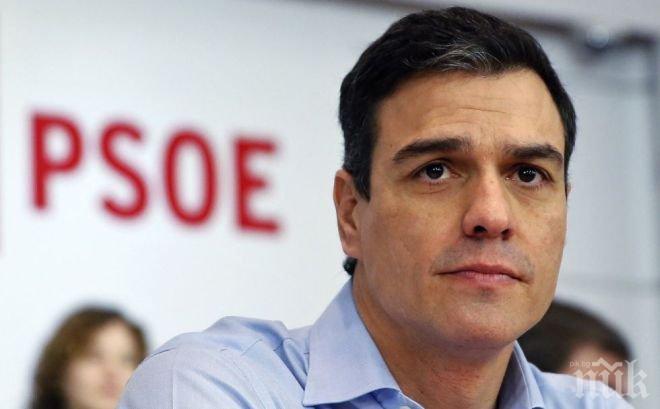 Лидерът на испанските социалисти хвърли оставка след тежка загуба