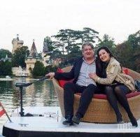 Драгана Миркович празнува 16 години брак в замък