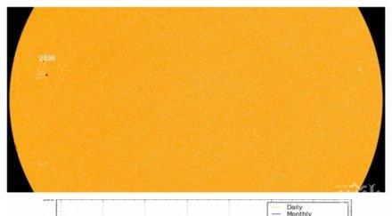 мистерия петната слънцето изчезнаха