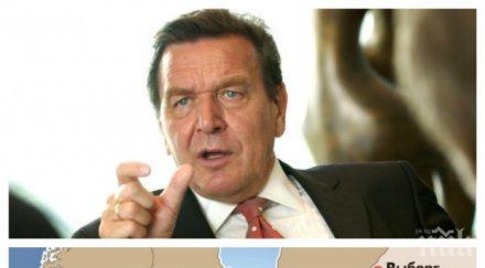 бившият канцлер германия герхард шрьодер става шеф северен поток