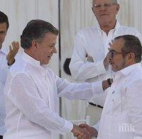 Президентът на Колумбия получи Нобела за мир