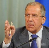Лавров: Русия е готова да работи върху черновата за Сирия, предложена от Франция