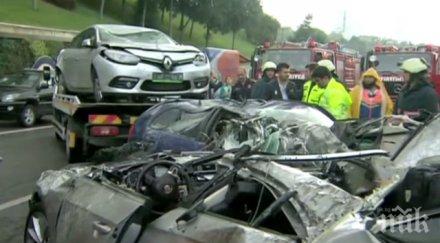 два автомобила размазаха зверска катастрофа драгичево владая