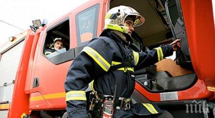 екшън пловдив горящ апартамент вдигна тревога пожарната