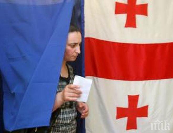 Първите частични резултати от парламентарните избори в Грузия дават преднина на партия „Грузинска мечта“