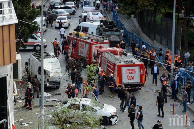 Арестуваха атентатора с мотор бомба в Истанбул