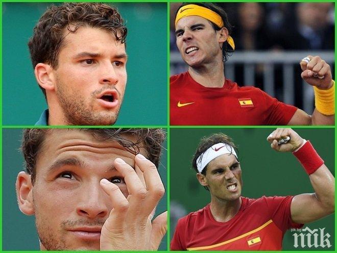 ПЪРВО В ПИК! Вижте какво мислят за Григор преди мача с Надал! В чужбина определиха, че хасковлията е...