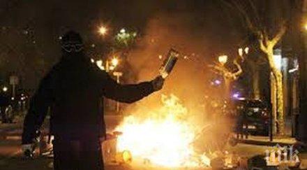 обгорелият коктейл молотов френски полицай изкуствена кома