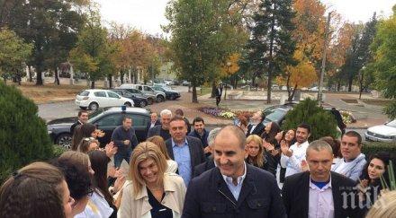 цветанов призова костенец избере цецка цачева искаме подкрепата вие сте нашите работодатели снимки