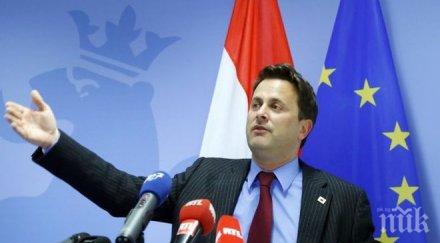 премиерът люксембург затворете границите европа види зле