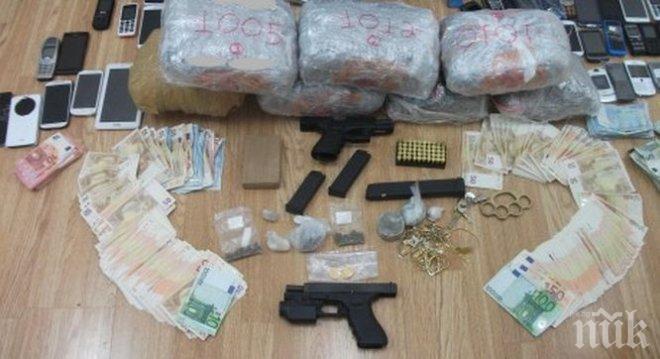 Спипаха българин с голямо количество дрога в Гърция
