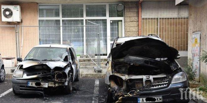 Джип на бизнесмен изгоря през нощта в Бургас