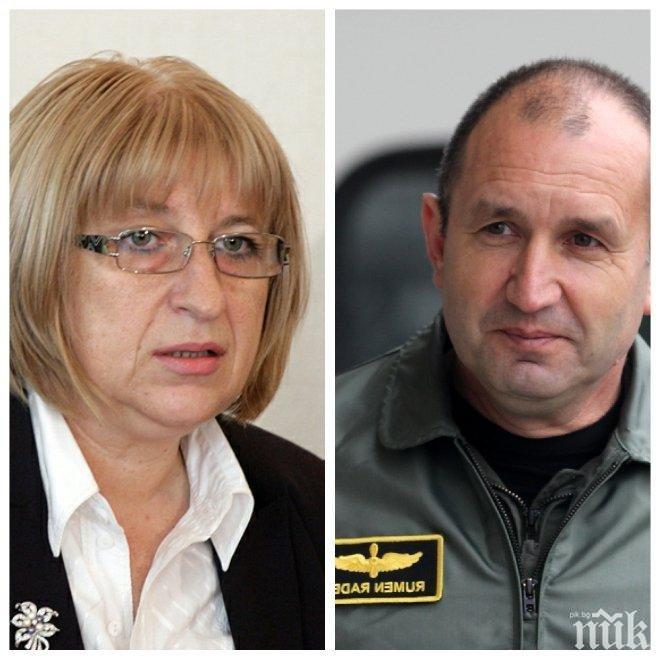 Защо Румен Радев води пред Цецка Цачева в анкетата на ПИК. Нуждаем се от генерал, а не от жена главнокомандващ
