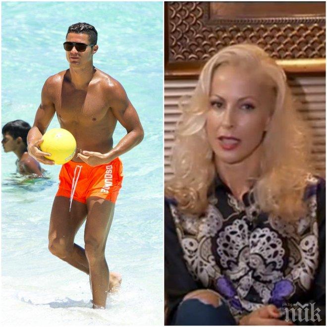 Топманекенката Ралица Балева: Кристиано Роналдо е ексхибиционист, съблича се гол по плажовете