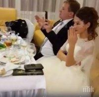 ЦИЦИЯ! Младоженец спретна сватба за 100 000 рубли, но избяга, когато дойде време за сметката (ВИДЕО)