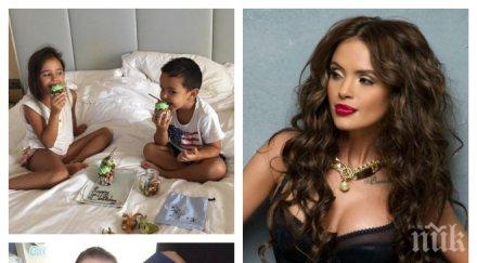 мъж чехъл гущеров гледа две чужди деца докато мария зачева снимки