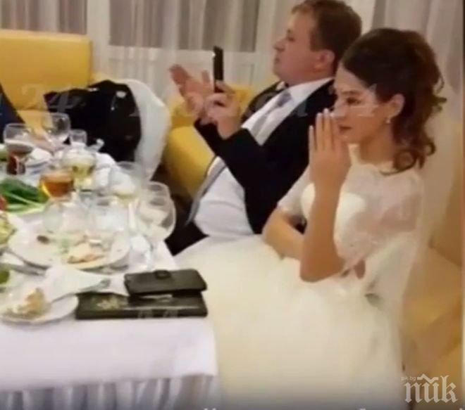 ЦИЦИЯ! Младоженец спретна сватба за 100 000 рубли, но избяга, когато дойде време за сметката (ВИДЕО)
