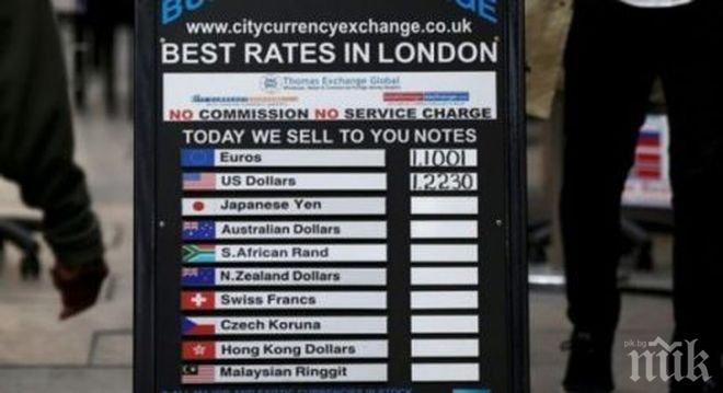 ШОК! Британската лира се срина до нечувано дъно! Паундът се търгува под 1 евро!